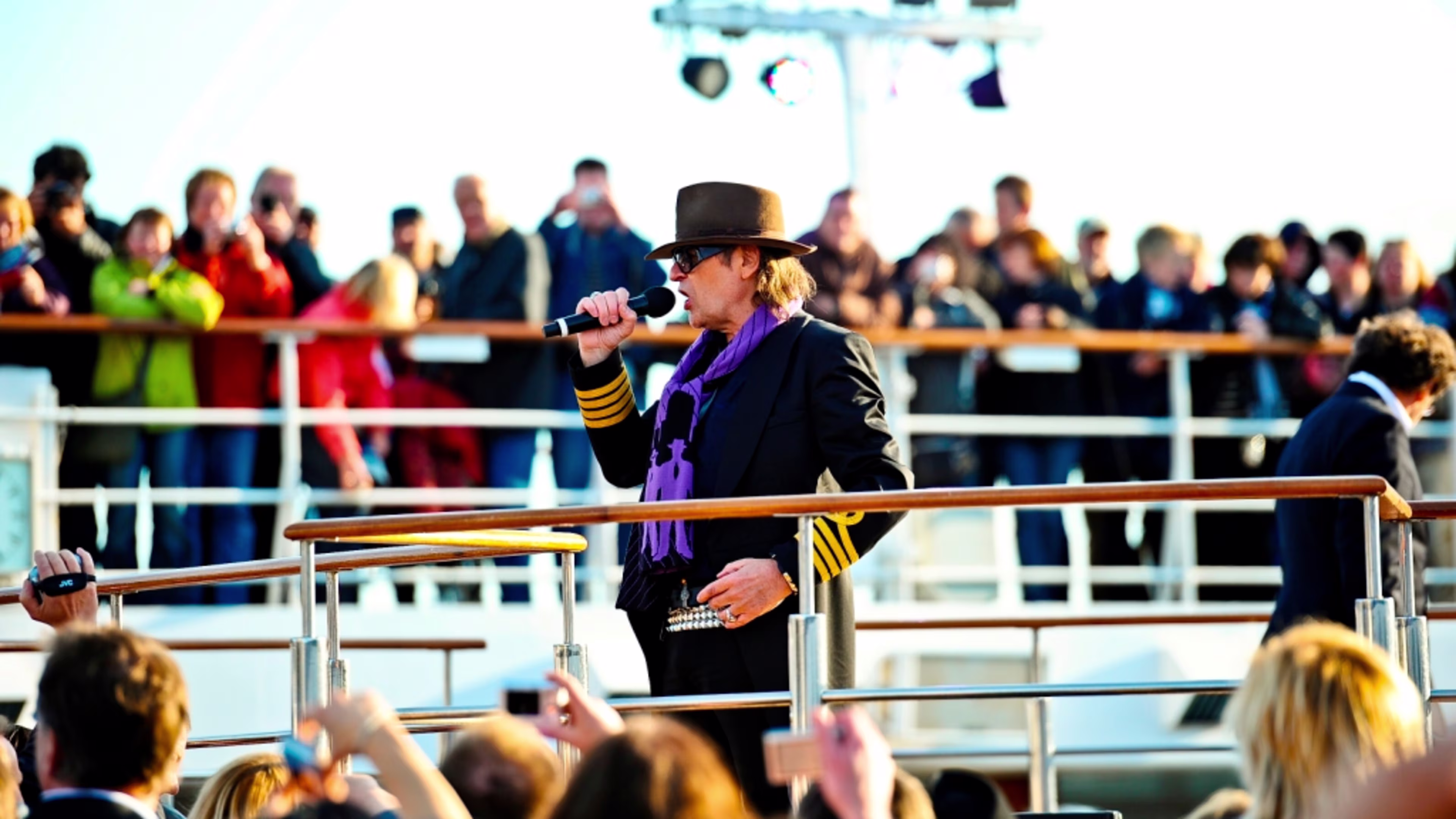 Udo Lindenberg an Bord der Mein Schiff