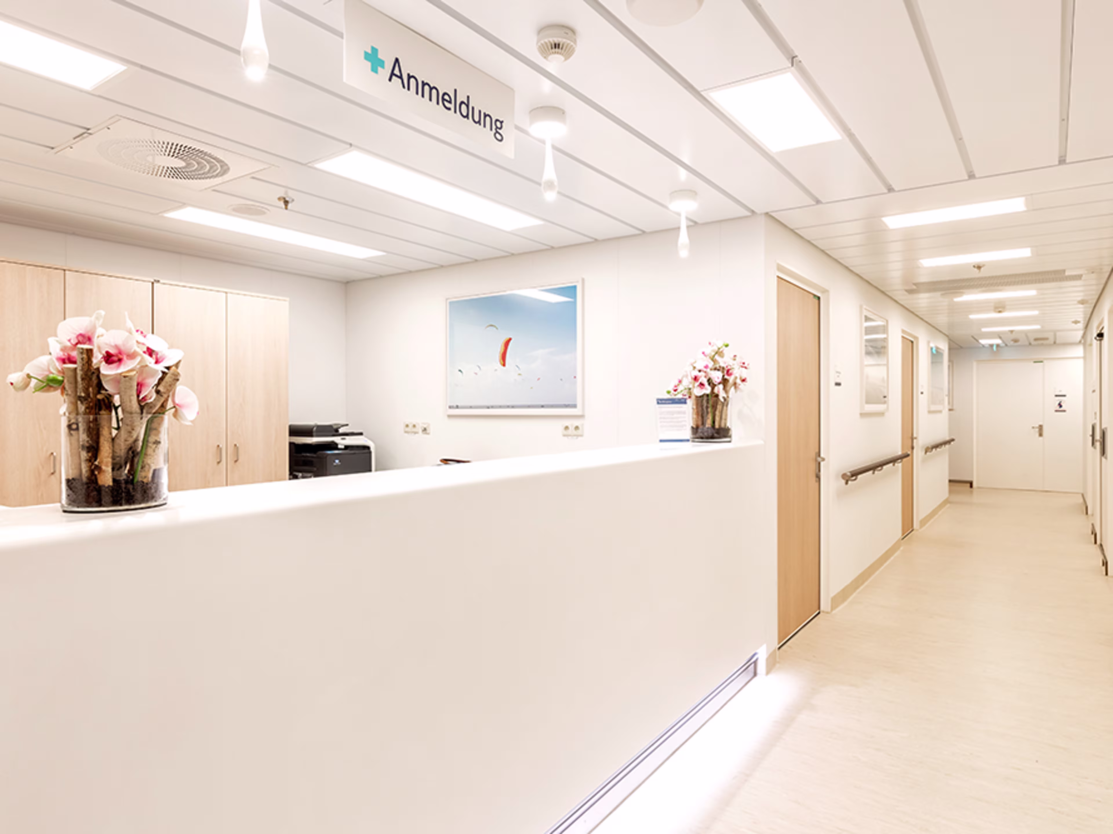 Eingangsbereich des Hospitals.