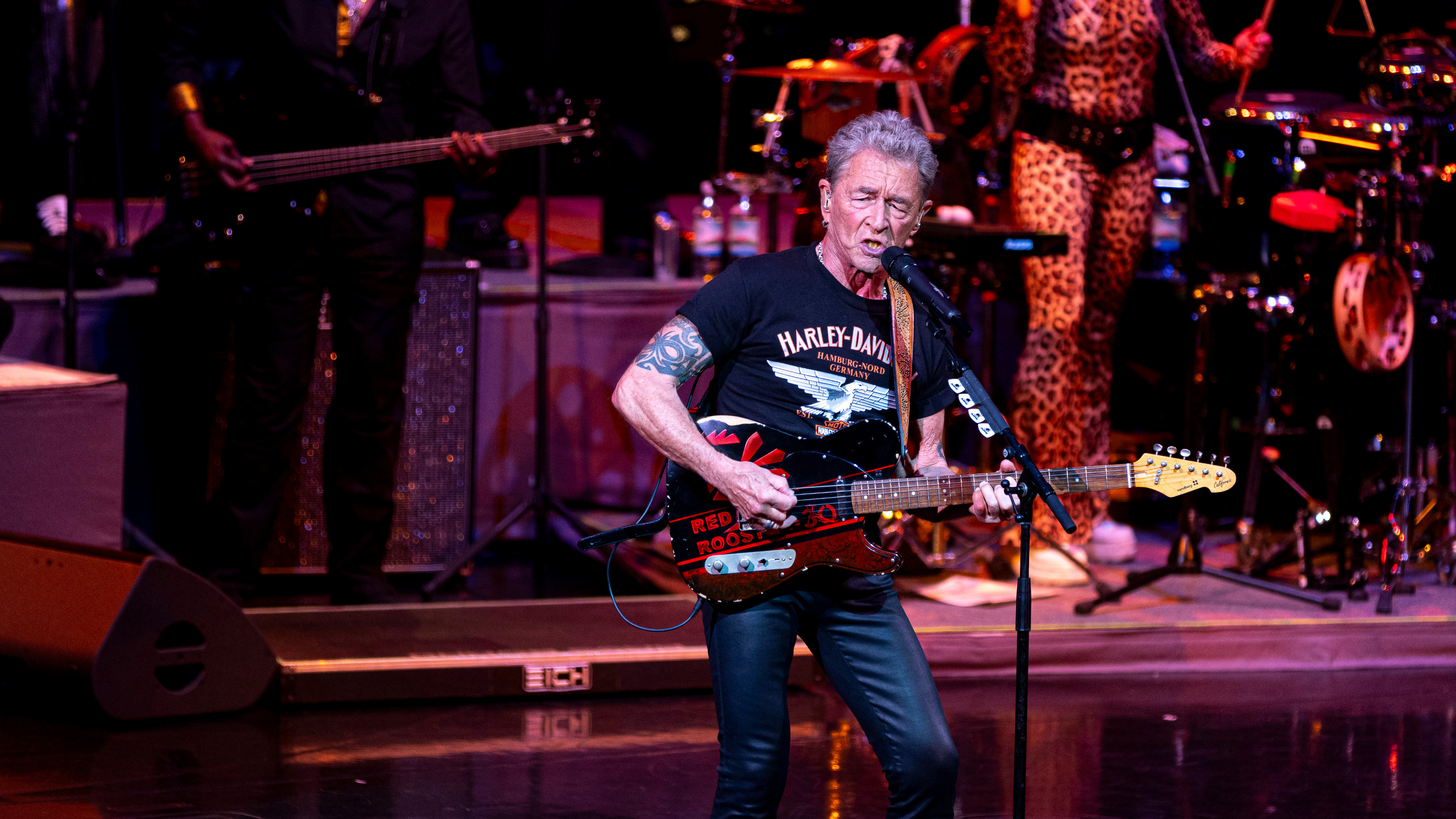 Peter Maffay auf der Bühne mit einer Gitarre