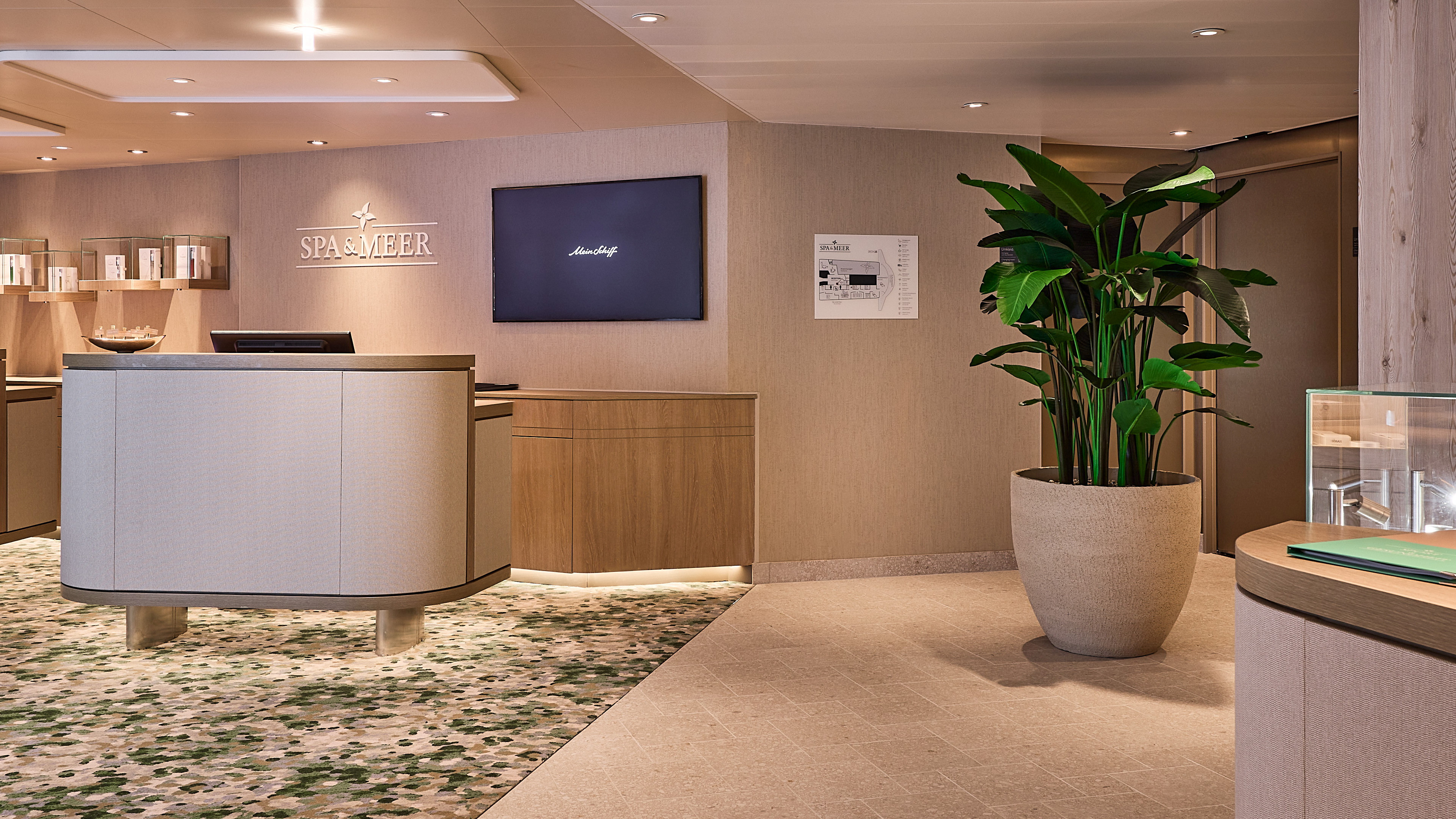 Empfang SPA & Meer auf der Mein Schiff Relax