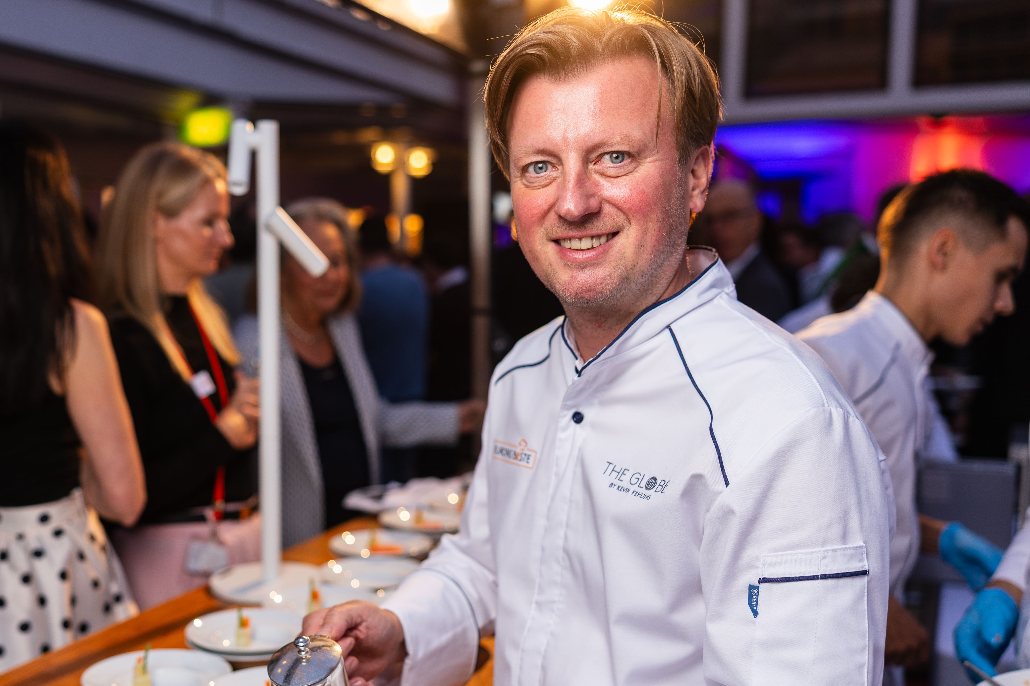 On the Hapag-Lloyd Cruises ship EUROPA, culinary delights take centre stage all year round. In 2027, three-starred chef Kevin Fehling will be on board for seven cruises, captivating guests in his restaurant THE GLOBE with his unmistakable culinary style  (Image at LateCruiseNews.com - September 2026)