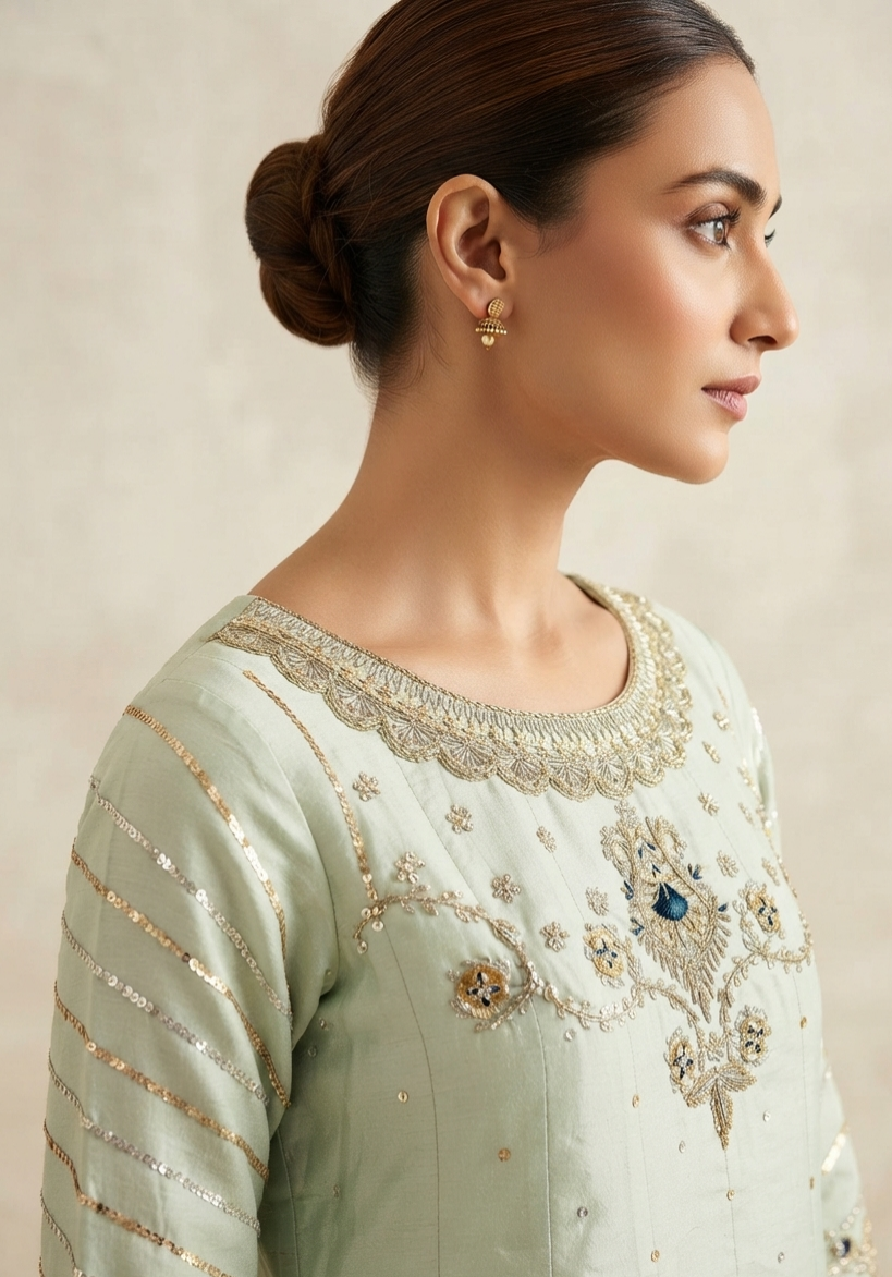 Mint Serenade Anarkali thumbnail 3