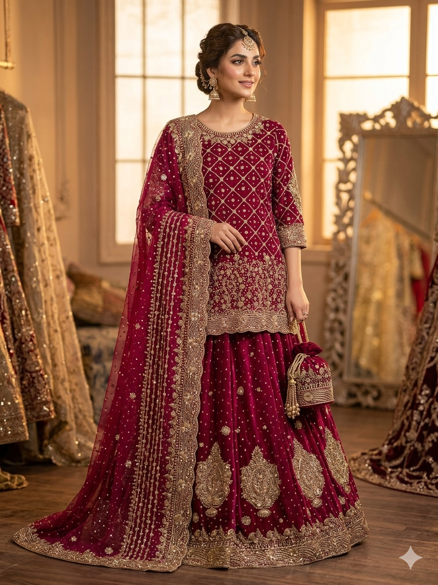 Khaddi net bridal