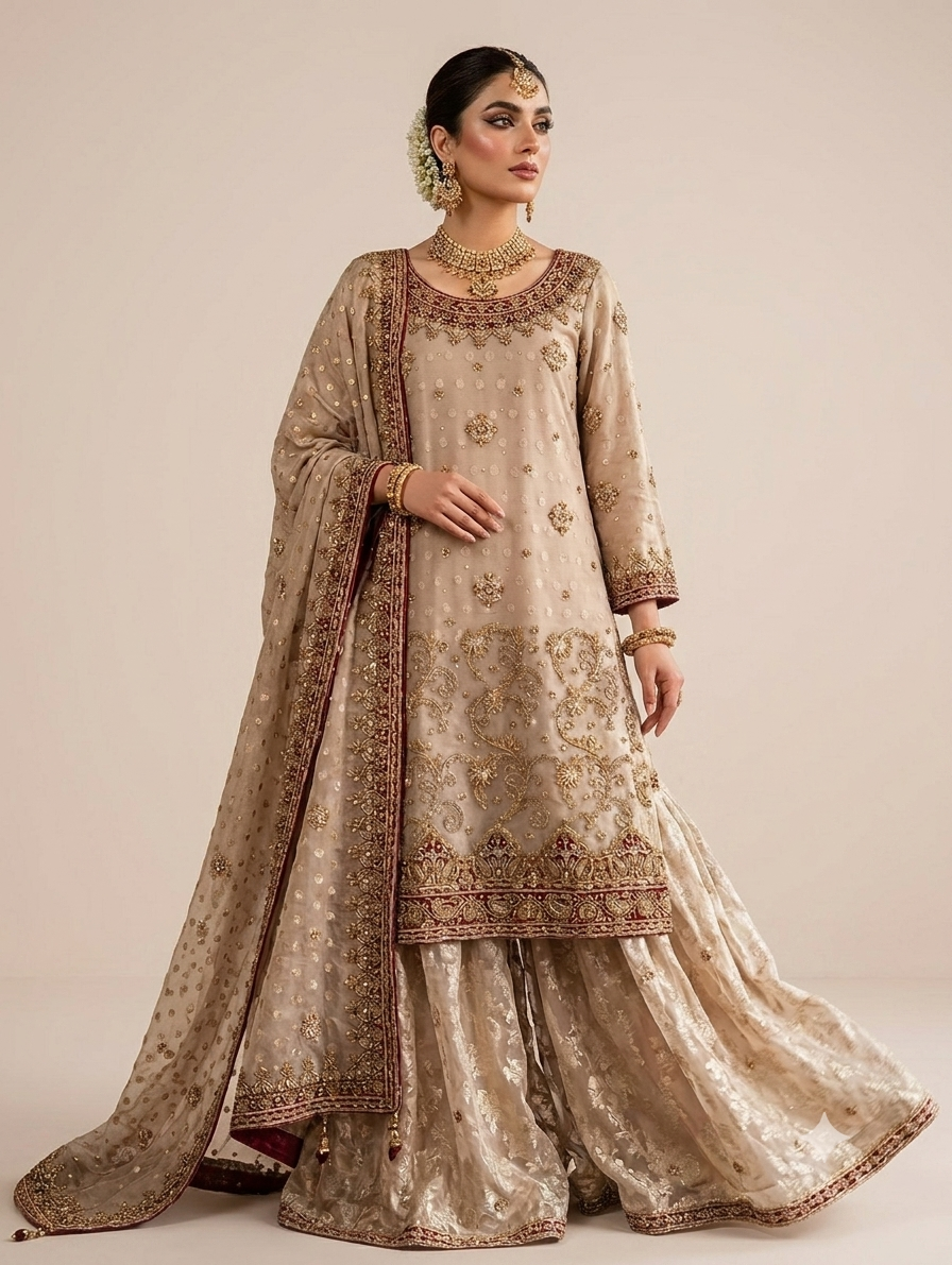 Traditional Heritage bridal dress 
