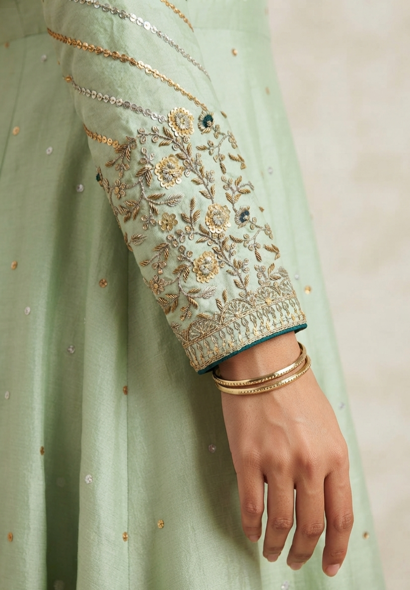 Mint Serenade Anarkali thumbnail 4