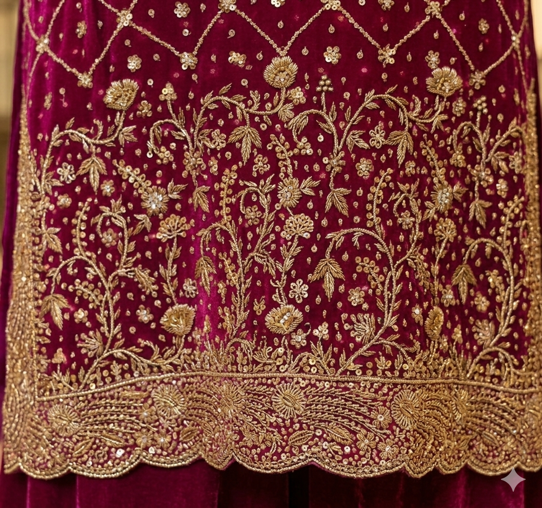 Khaddi net bridal thumbnail 3