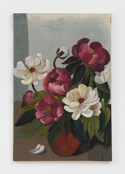 Alessandro Teoldi
Peonie, 2025
Oil, charcoal, pastels, chalk, fabric, graphite and linen collage mounted
36 x 24 inches
91.4 x 61 cm