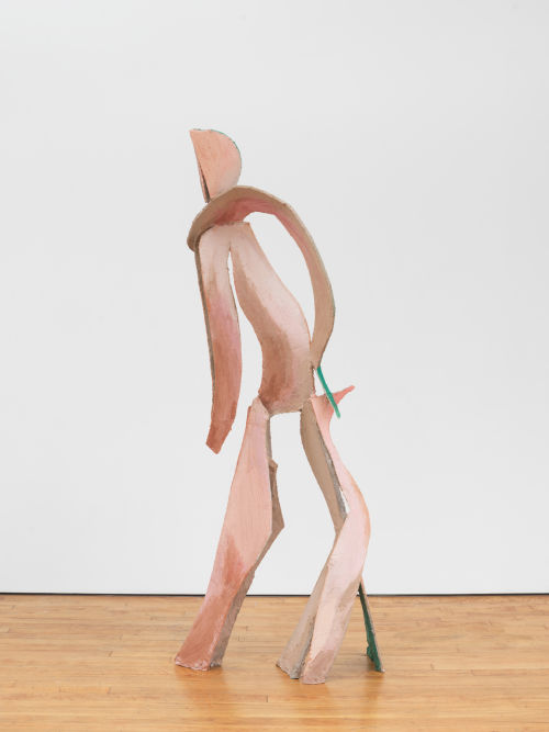 Johannes VanDerBeek
Walking Self , 2024
Aqua resin, aqua putty,cardboard, metal, paint,  pigment, sand 
78 x 24 x 33 inches
198.1 x 61 x 83.8 cm