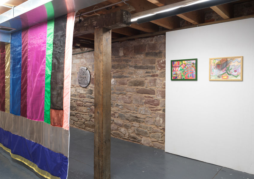 Installation view, JAG Projects presents LMNOP, March-April 2021