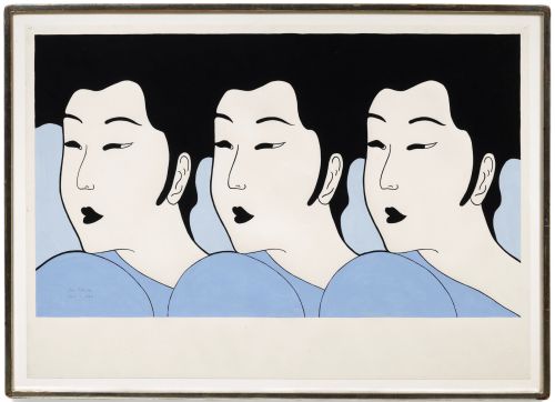 John Wesley
Japanese Ladies, 1983
Gouache on paper
29 1/2 x 42 inches
74.9 x 106.7 cm