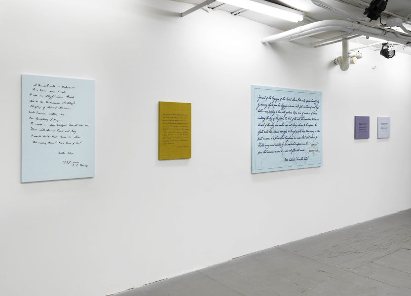 Installation view, Sight Unseen, May 17-June 23 2019