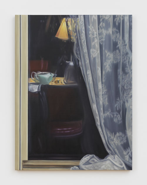 Cait Porter
Window at 9pm, 2023
Oil on linen
40 x 30 inches
101.6 x 76.2 cm