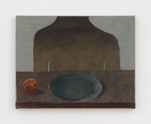 Alessandro Teoldi
L'attesa, 2024
Oil, charcoal, ink, fabric and linen collage mounted on linen
14 x 18 inches
35.6 x 45.7 cm