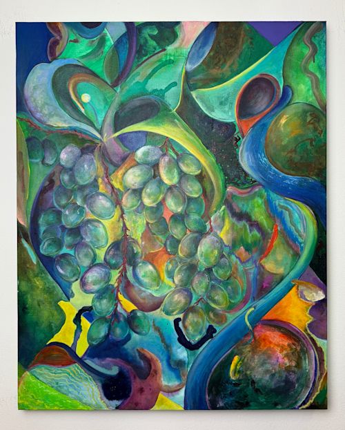 Sunny Moxin Chen
The Greener Side, 2026
Acrylic on canvas
30 x 24 x 1.5 inches
76.2 x 61 x 3.8 cm
