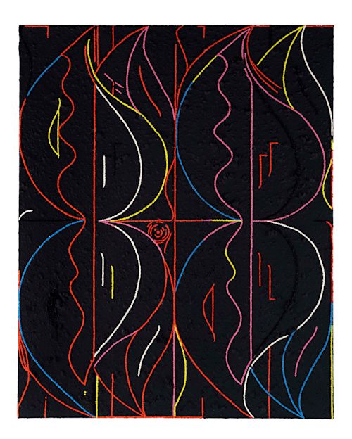 Tracy Thomason
Road Maps and Flame Outs, 2019
Oil and marble dust on linen
40 x 32 inches
101.6 x 81.3 cm