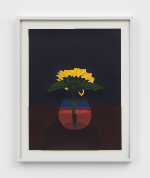 Anthony Iacono
Sunflower at Night, 2023
Acrylic on cut and collaged paper
Framed: 20 1/4 x 16 1/4 inches
51.4 x 41.3 cm
(Inventory #AI296)