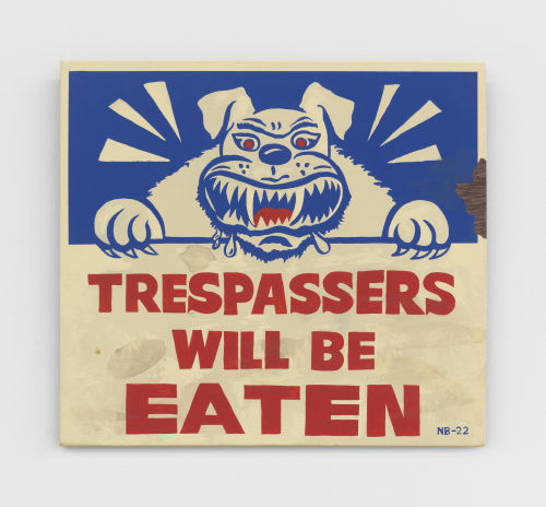 Nicholas Buffon
Trespassers Will Be Eaten, 2022
Acrylic on panel
10.75 x 12 inches
27.3 x 30.5 cm