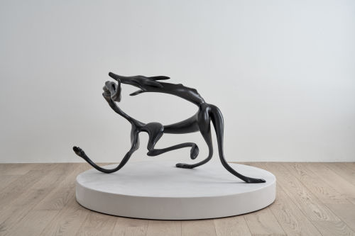 Ryan Johnson
Dog Chasing Tail, 2021
Bronze
33 x 52 x 52 inches
83.8 x 132.1 x 132.1 cm
Edition of 3 + 1 AP