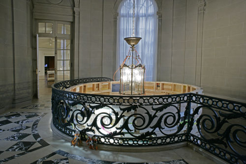 Installation view, Phoebe Washburn: Nudes, Housed Within Their Own Clothes and Aware of Their Individual Thirst, Descending a Staircase (2012), National Academy Museum, New York