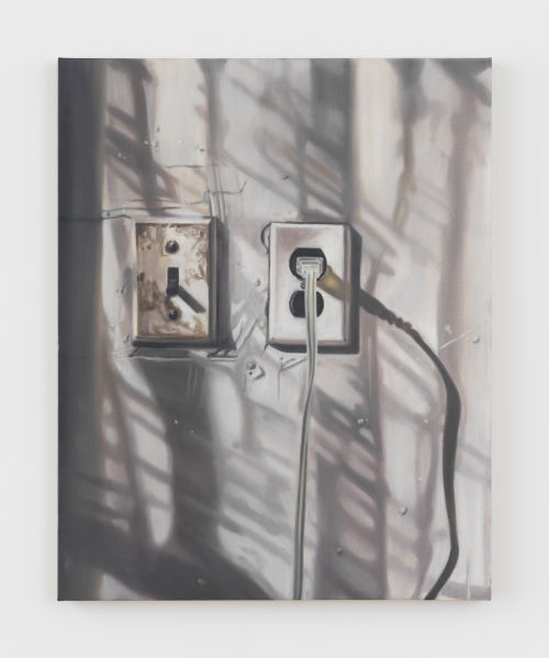 Cait Porter
Light Switch and Outlet, 2024
Oil on linen
30 x 24 inches
76.2 x 61 cm