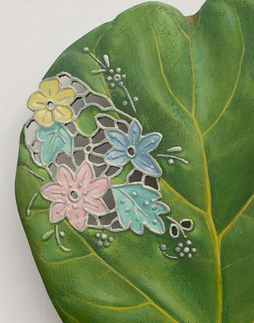Ron Isaacs
Domestication Series: Fiddleleaf Fig, 2018 (detail)
Acrylic on birch plywood construction
10.25 x 6.75 x .75 inches
26 x 17.1 x 1.9 cm