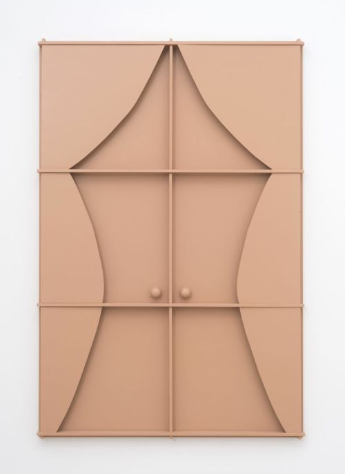 Sterling Lawrence
Apron Guard, 2018 
Enamel paint on aluminum 
36 x 24 inches