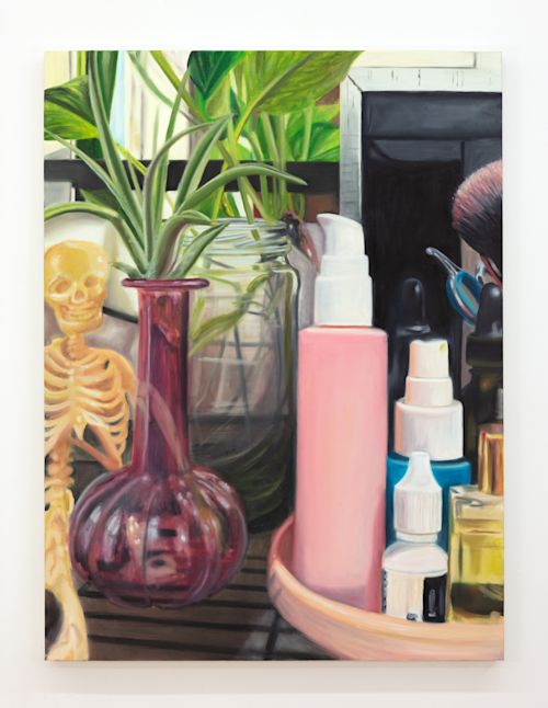 Cait Porter
Glow in the Dark Skeleton, 2026
Oil on linen
40 x 30 inches
101.6 x 76.2 cm