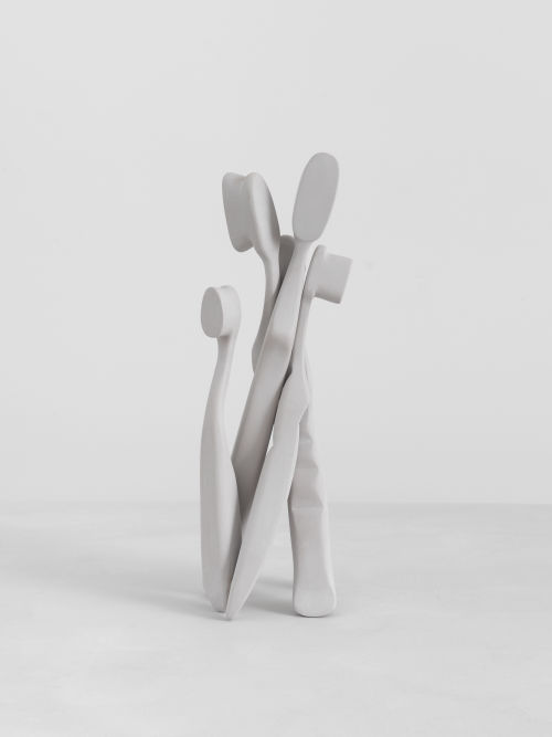 Ryan Johnson
Standing Toothbrushes, 2023
Epoxy clay
24 1/2 x 9 1/2 x 7 inches
62.2 x 24.1 x 17.8 cm