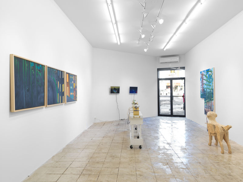 Installation view, Without God or Governance, January 7-February 18, 2018