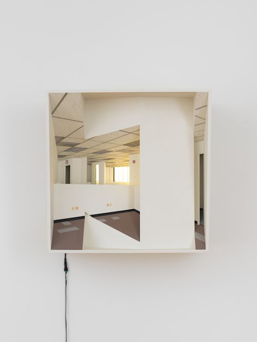 Meredith James
South 36° East (Column, Low Wall), 2025
Wood, aluminum, acrylic paint, magic sculpt, plastic film, led lights
25 x 25 x 18 inches
63.5 x 63.5 x 45.7 cm