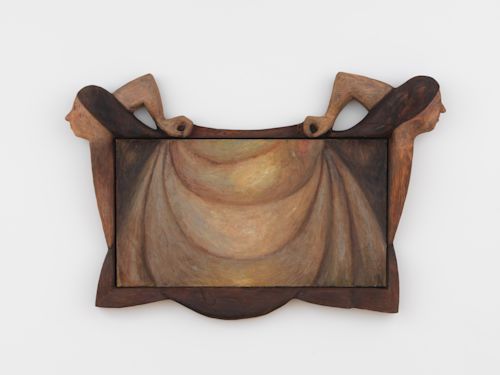 Ever Baldwin
Attendants, 2025
Pigmented wax (oil paint) on charred wood frame
40 x 60 x 6 inches
101.6 x 152.4 x 15.2 cm