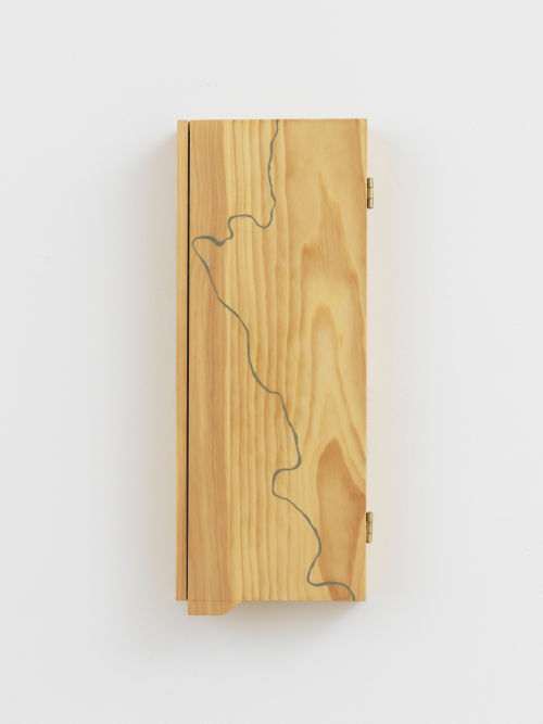 Francis Cape
Delaware River Cabinet Model, 2020
White pine, plywood, paint
17 x 13 x 2 inches
43.2 x 33 x 5.1 cm