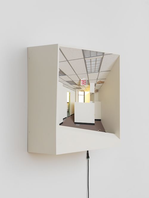 Meredith James
North 70° East (Low Wall, T-Shaped Wall), 2025
Wood, aluminum, acrylic paint, magic sculpt, plastic film, led lights
25 x 25 x 10.25 inches
63.5 x 63.5 x 26 cm