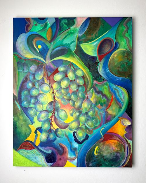 Sunny Moxin Chen
The Greener Side, 2026
Acrylic on canvas
30 x 24 x 1.5 inches
76.2 x 61 x 3.8 cm