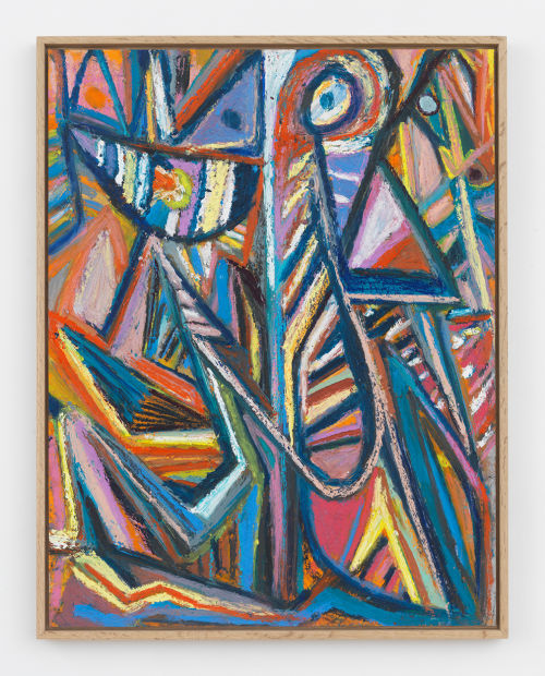 Johannes VanDerBeek
Orange Scream, 2017
Oil stick and oil pastel on panel
26.5 x 21 inches
67.3 x 53.3 cm