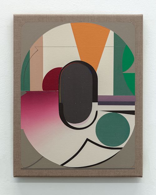 Bernhard Buhmann
Bauhaus (II), 2025
Oil and acrylic on canvas
19.69 x 15.75 inches
50 x 40 cm