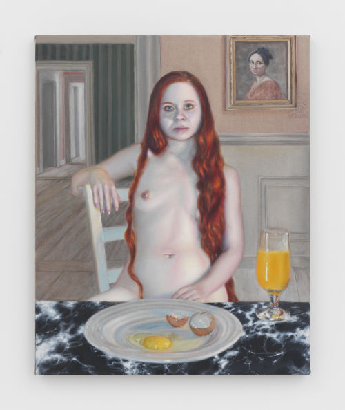 Hannah Murray
The Waiting Game, 2022
Oil on linen
20 x 17 inches (50.8 x 43.2 cm)