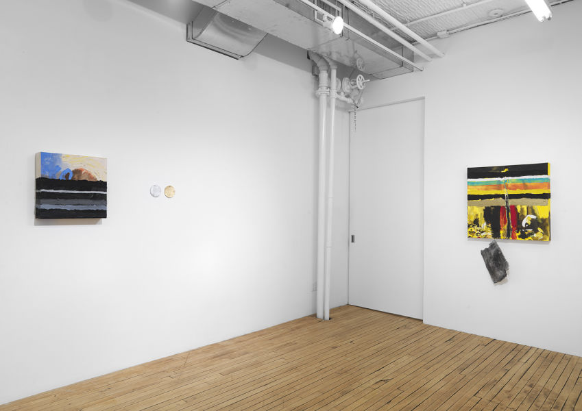 Installation view, The Button, April 1-30, 2017