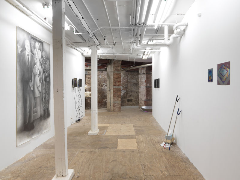 Installation view, Without God Or Governance, January 7-February 18, 2018