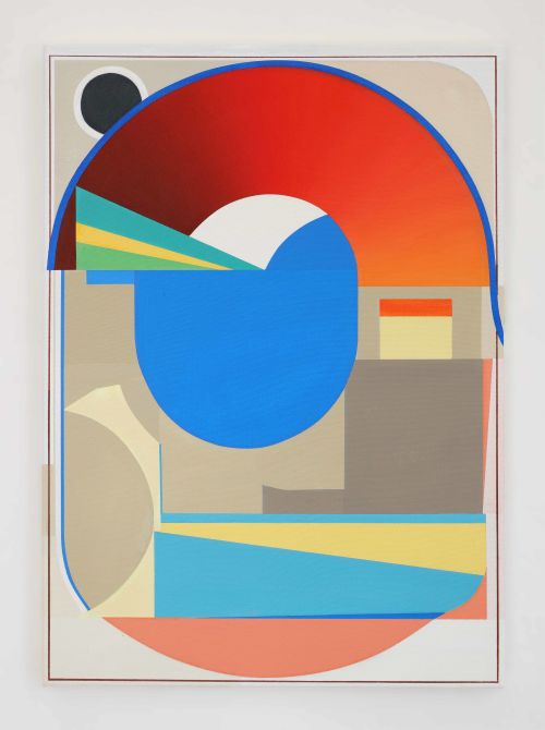 Bernhard Buhmann
Der Automat, 2021
Oil and acrylic on canvas
22.44 x 16.14 x .79 inches
57 x 41 x 2 cm