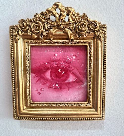 Emma Hapner
Lover's Eye II, 2026
Oil on canvas in found frame
4.3 x 3.5 inches
10.9 x 8.9 cm