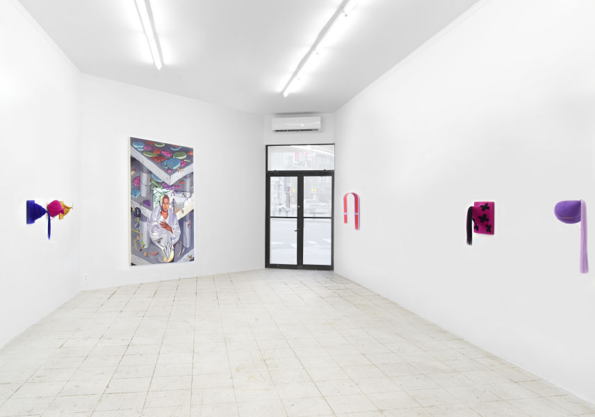 Installation view, Go Give Get, October 18-November 11, 2018