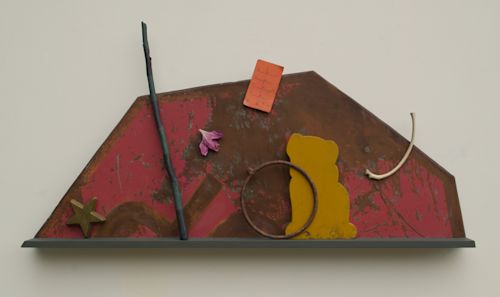 Ron Isaacs
Lost Plot, 2024
Acrylic on birch plywood construction
16 x 31 x 2.5 inches
40.6 x 78.7 x 6.4 cm