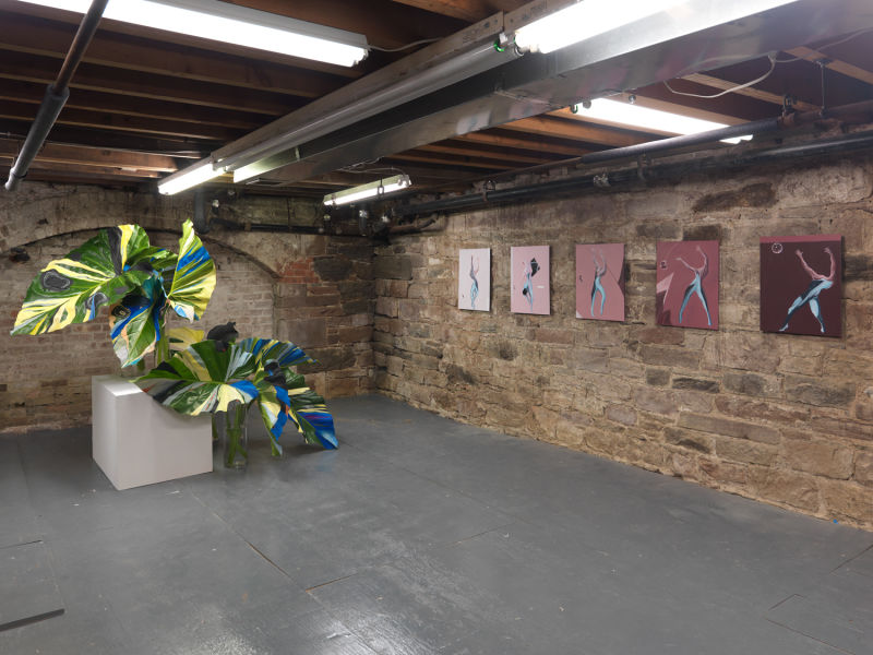 Installation view, JAG PROJECTS presents The First Story: A Show About Twinning, January-February 2021