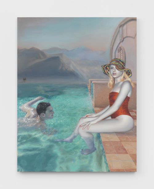 Hannah Murray
In the Resort, 2022
Oil on linen
36 x 32 inches (91.4 x 81.3 cm)