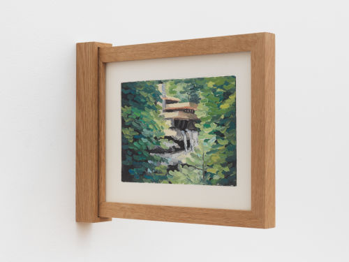 Cynthia Daignault
Fallingwater Postcard, 2023
Oil on postcard
5 x 7 inches
12.7 x 17.8 cm