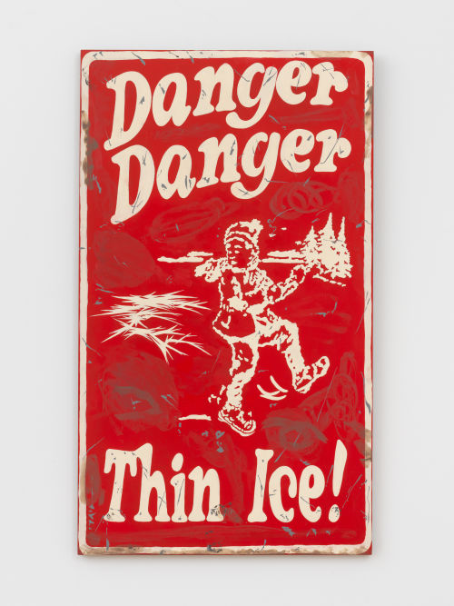 Nicholas Buffon
Danger Danger Thin Ice!, 2022
Acrylic on panel
36 x 21 inches
91.4 x 53.3 cm