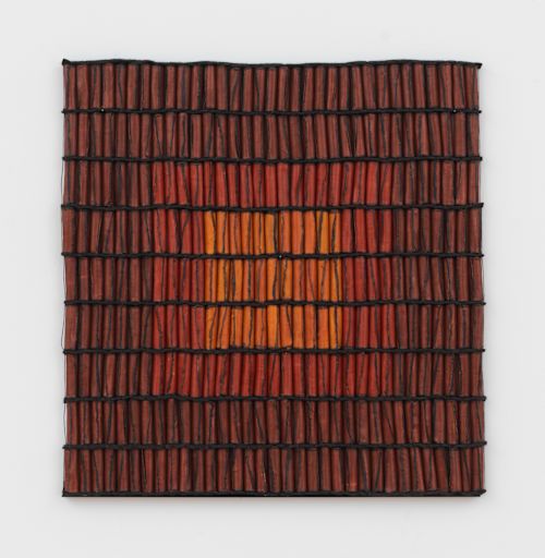 Brenda Mallory
Sageeyah Sunset, 2024
Waxed cloth, felt, waxed linen
29 x 28 x 1 inches
73.7 x 71.1 x 2.5 cm