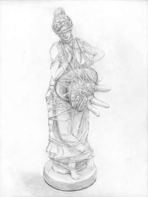 Portia Munson
Bound with Hand, 2024
graphite on Strathmore 100% cotton rag acid
12 x 9 inches
30.5 x 22.9 cm