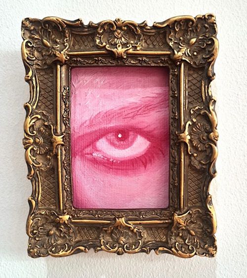Emma Hapner
Lover's Eye VIII, 2026
Oil on canvas in found frame
4.75 x 3.75 inches
12.1 x 9.5 cm